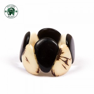 Bracelet B07, black & ivory